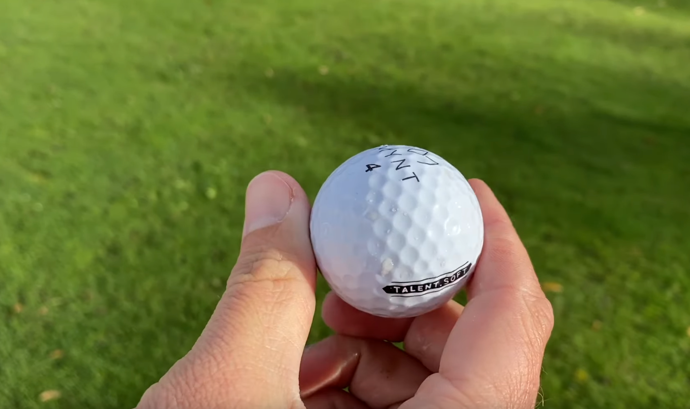 James Robinson Golfball Review über den MYNT Talent Soft